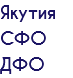 Якутия СФО ДФО