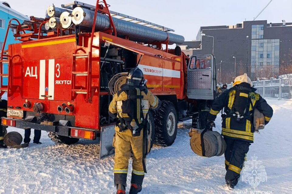 За сутки в Якутии произошло пять техногенных пожаров