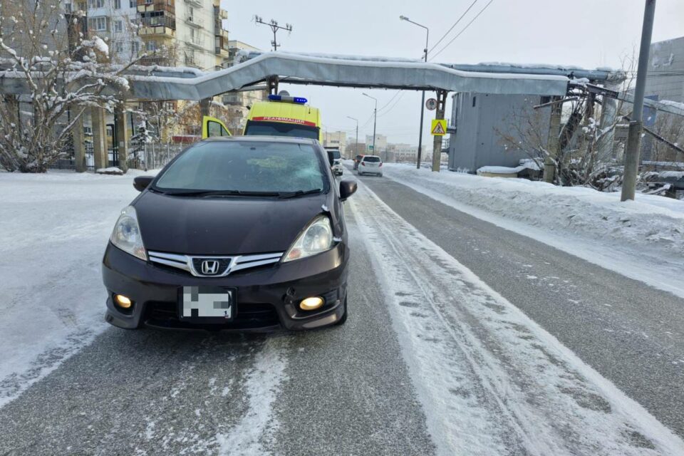 Два человека пострадали в ДТП в Якутске за сутки