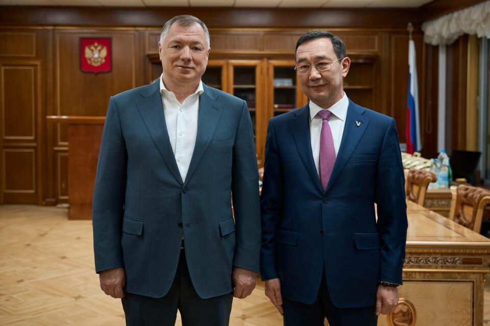 Глава Якутии Айсен Николаев провел встречу с Маратом Хуснуллиным