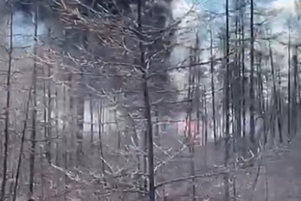 Появилось видео с места аварийной посадки Ан-2 в Томпонском районе