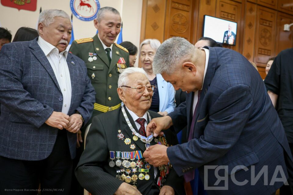 В Якутии 100-летие отметил ветеран Великой Отечественной войны