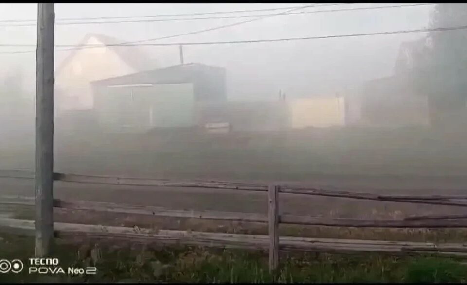 Лесной пожар подошел к селу на 4,5 км в Оленекском районе