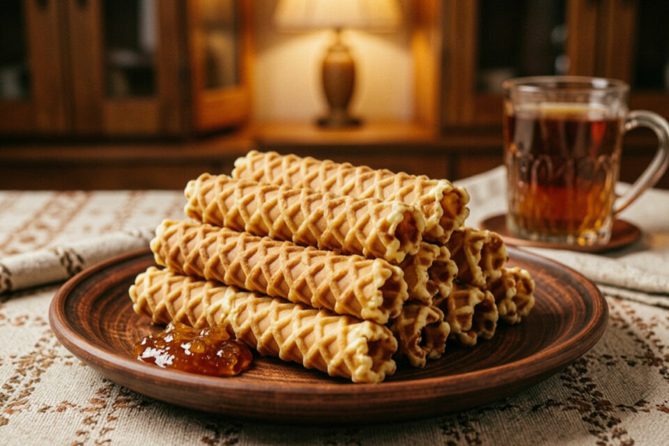 Вафли по ГОСТу: хрустящие трубочки — тот самый вкус из детства