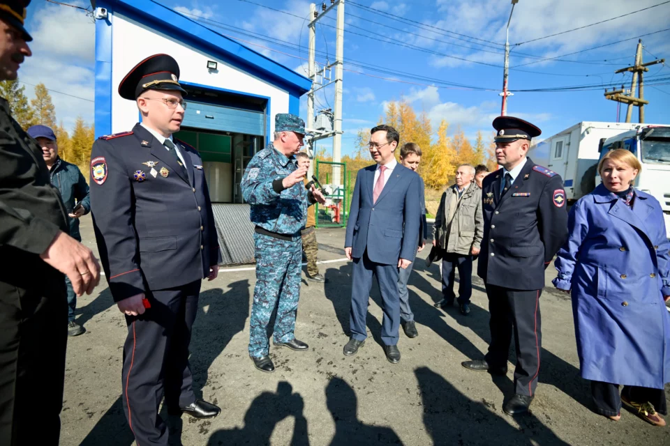 Модульный пост полиции открыли на трассе «Лена» в Южной Якутии
